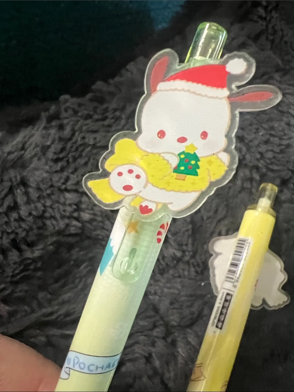 Set of 6 holiday Sanrio character pens - Christmas in July!